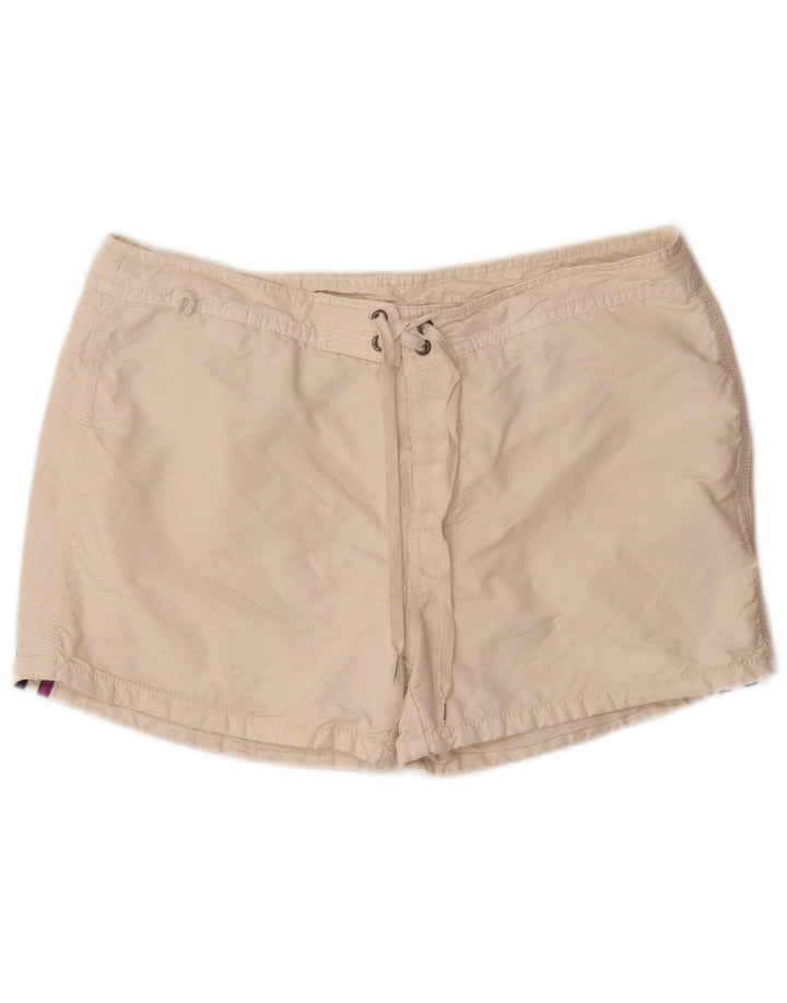 Sundek Short de bain pour homme en polyester color block blanc cassé