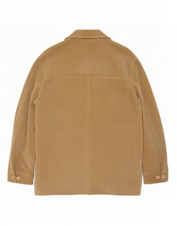 Pollini Veste en daim pour homme UK 38 Cuir vert moyen