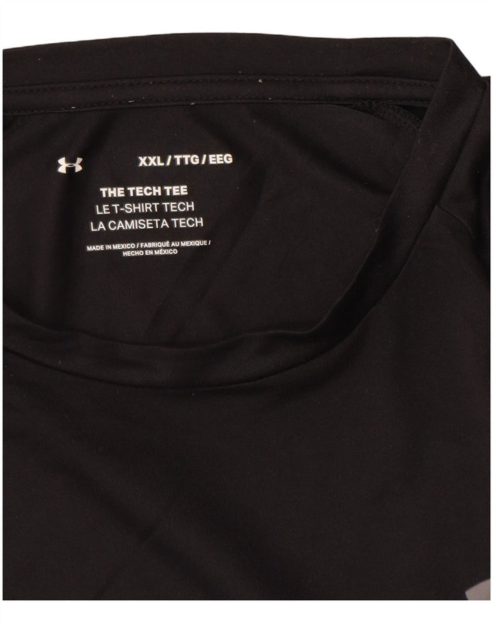 UNDER ARMOUR T-Shirt Homme Haut 2XL Noir