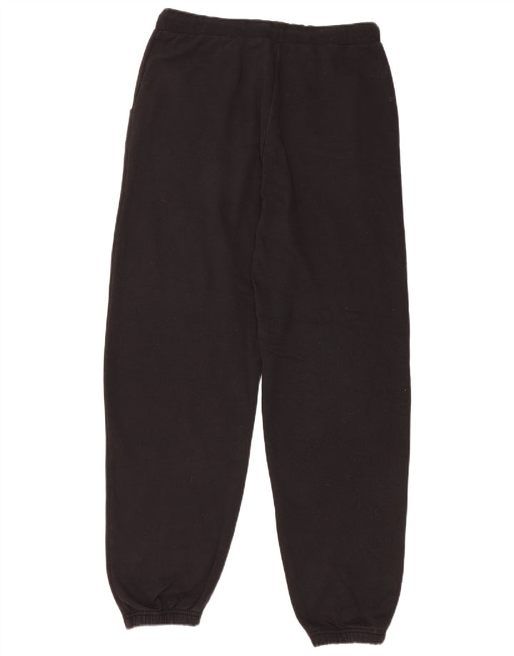 SUPERDRY Pantalon de survêtement pour femme Joggers UK 10 Small Noir Coton