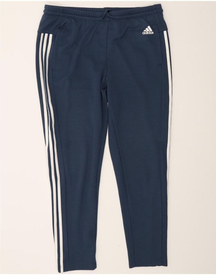 Adidas Pantalon de survêtement pour femme UK 16/18 Large Bleu marine