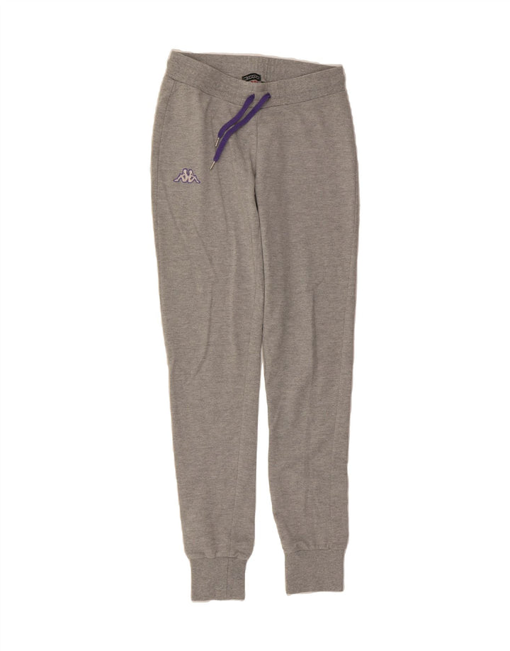 KAPPA Womens Tracksuit Trousers Joggers UK 14 Large  Grey Vintage Kappa and Second-Hand Kappa from Messina Hembry 