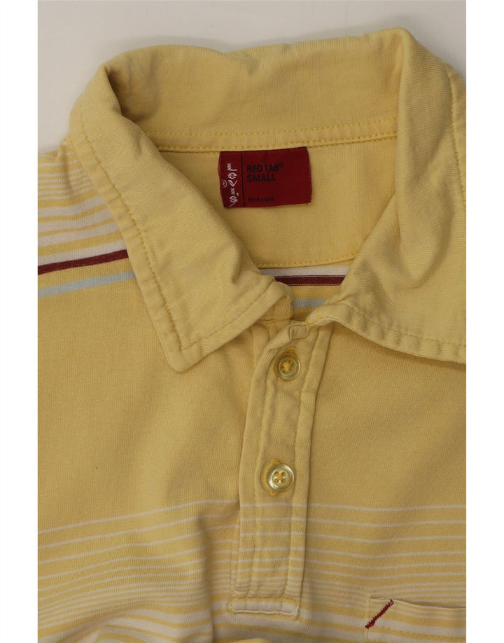 Levi's Polo Graphique Homme Small Jaune Rayé