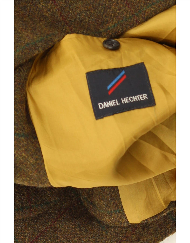 Daniel Hechter Veste blazer 2 en 1 pour homme UK 40 Large pied-de-poule vert