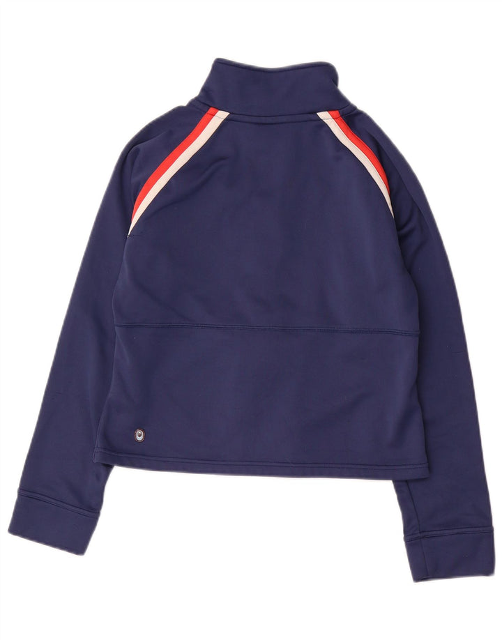 ELLESSE Veste de Survêtement Fille 11-12 ans Bleu Marine Polyester