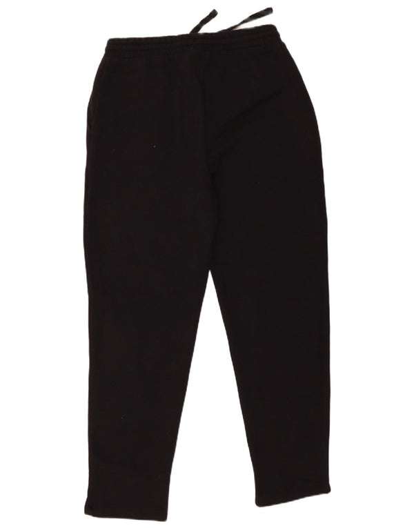Zara Pantalon de survêtement pour femme UK 12 Coton noir moyen