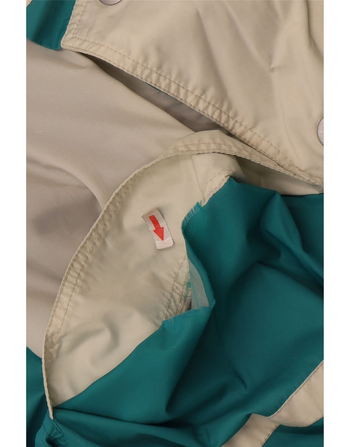 K-Way Veste de ski à capuche pour homme UK 40 Large Bleu Colorblock Polyester