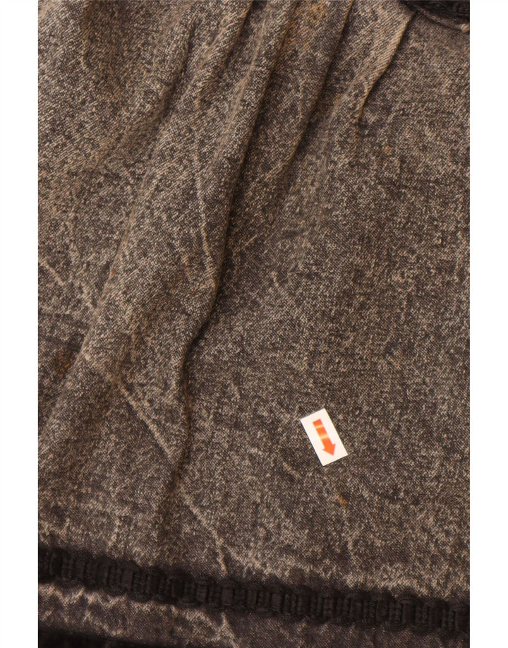 VINTAGE Jupe en Jean Femme W28 Gris Moyen