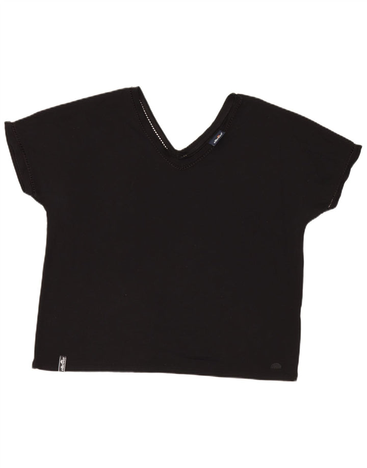 Ellesse T-Shirt Femme UK 18 XL Noir