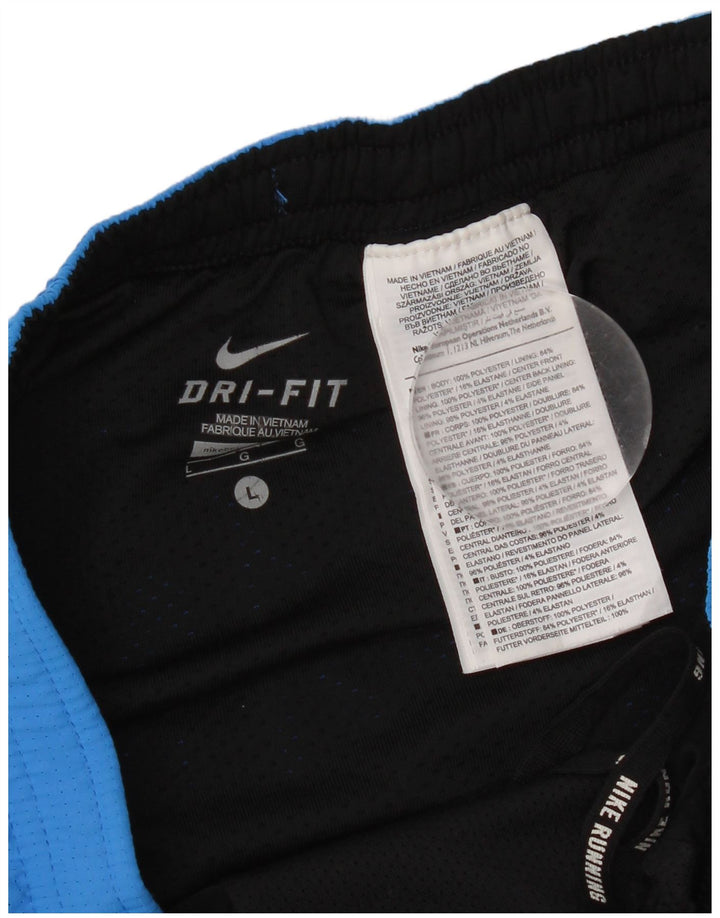 Short de sport Nike Dri Fit pour hommes, grand, bleu, polyester
