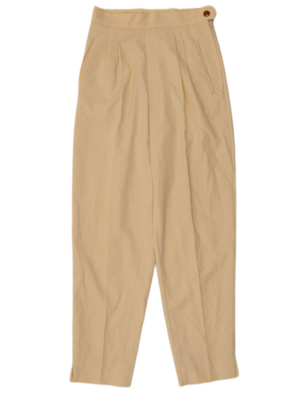 Swish Pantalon décontracté taille haute pour femme IT 42 Medium W26 L28 Beige