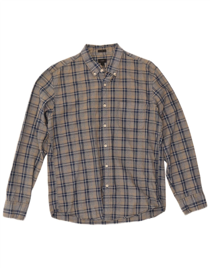 J. Crew Chemise Slim Fit Homme Grand Carreau Multicolore Coton