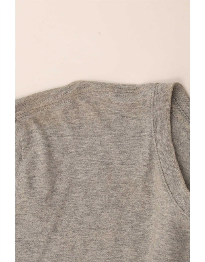 Nike T-Shirt Homme Top XL Gris Moucheté Coton