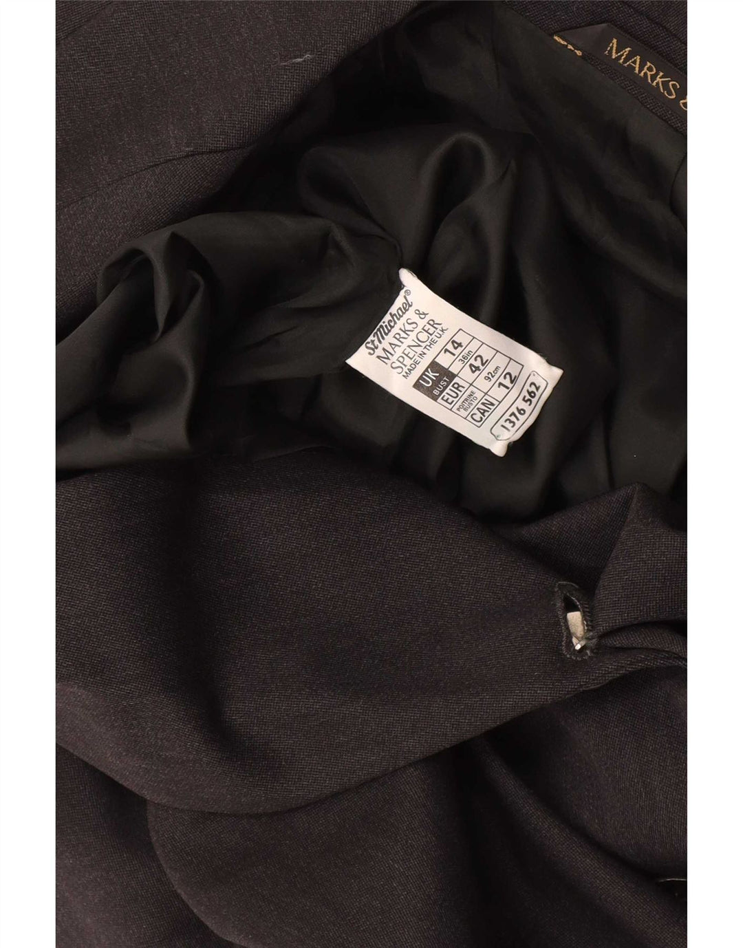 Marks & Spencer Veste blazer St. Michael pour femme UK 14 Large Gris