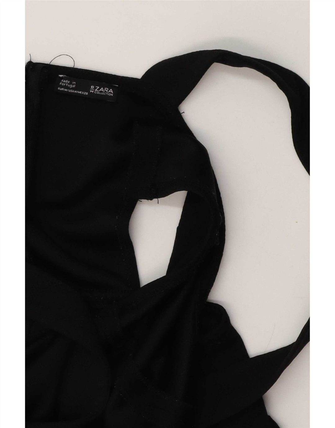 Zara Combinaison sans manches pour femme UK 12 Noir moyen