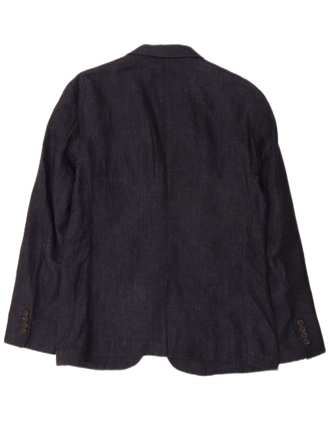 Cos Veste Blazer 2 Boutons Homme EU 50 Grand Lin Bleu Marine