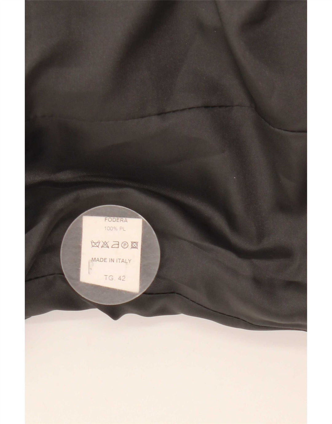 vintage Femme Double Breasted Coat IT 42 Laine Gris Moyen