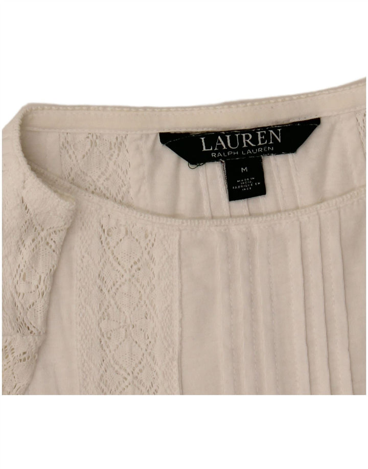 Ralph Lauren Chemisier pour femme UK 14 Blanc moyen