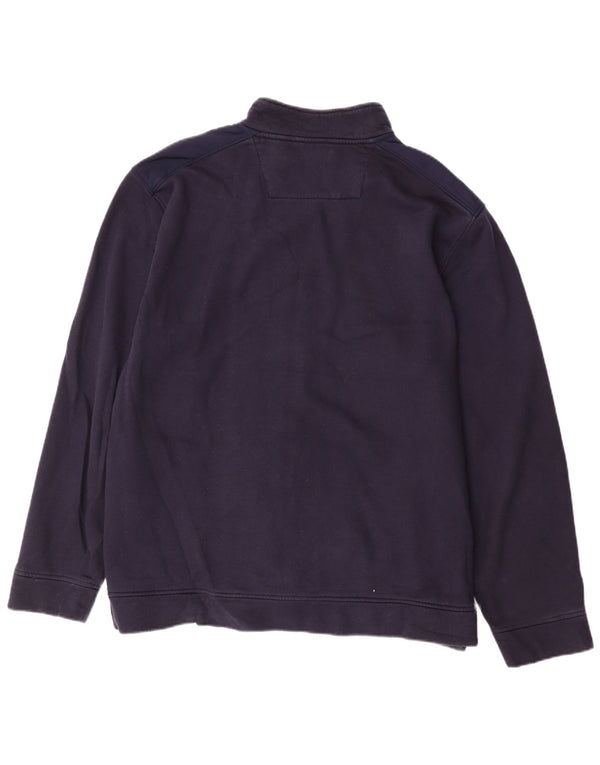 CALVIN KLEIN Veste de survêtement pour homme 2XL Bleu marine Colourblock Polyester