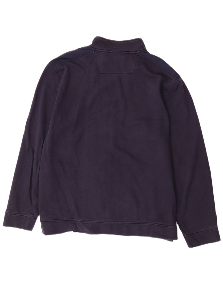 CALVIN KLEIN Veste de survêtement pour homme 2XL Bleu marine Colourblock Polyester