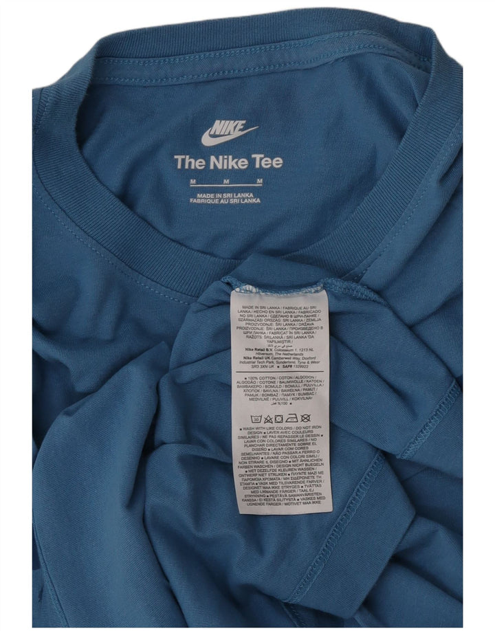 Nike T-Shirt Graphique Homme Bleu Moyen Coton