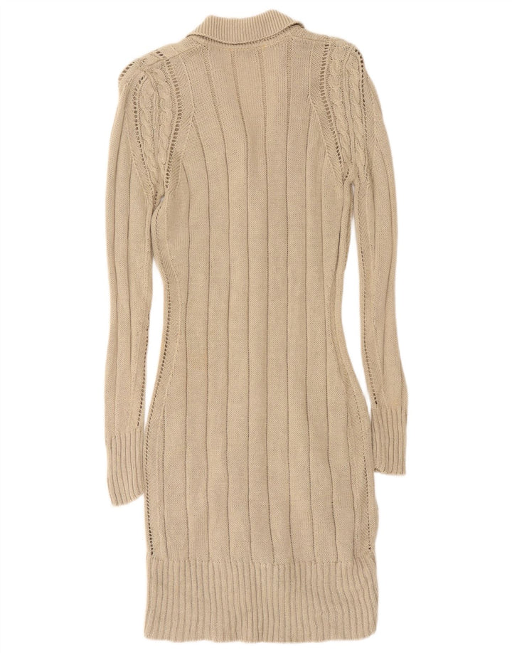 Whistler Pull cardigan long pour femme UK 14 Gris moyen