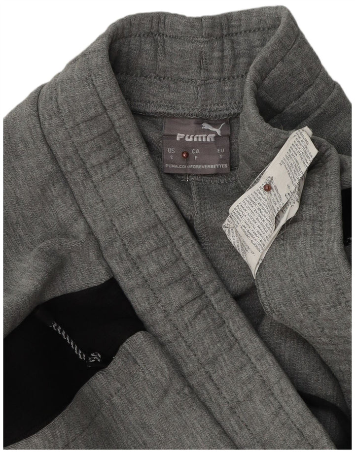 Puma Pantalon de Survêtement Homme Small Gris Colorblock Cotton