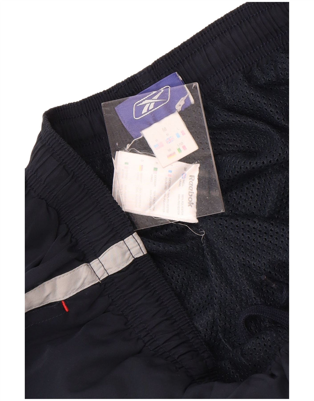Reebok Bermuda Sport Homme Bleu Marine Moyen Polyester