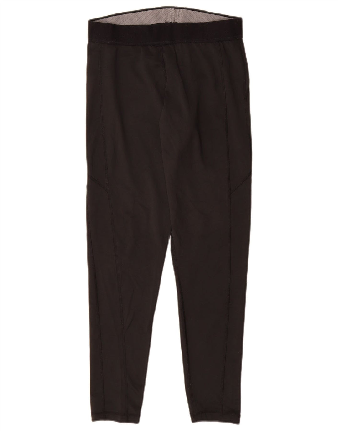 ADIDAS Femmes Climalite Leggings UK 12/14 Moyen Noir Polyester