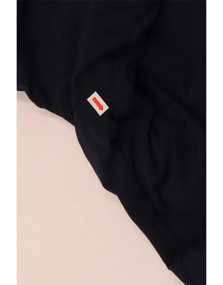 Adidas Veste coupe-vent à capuche pour homme UK 38 Bleu marine moyen Polyamide