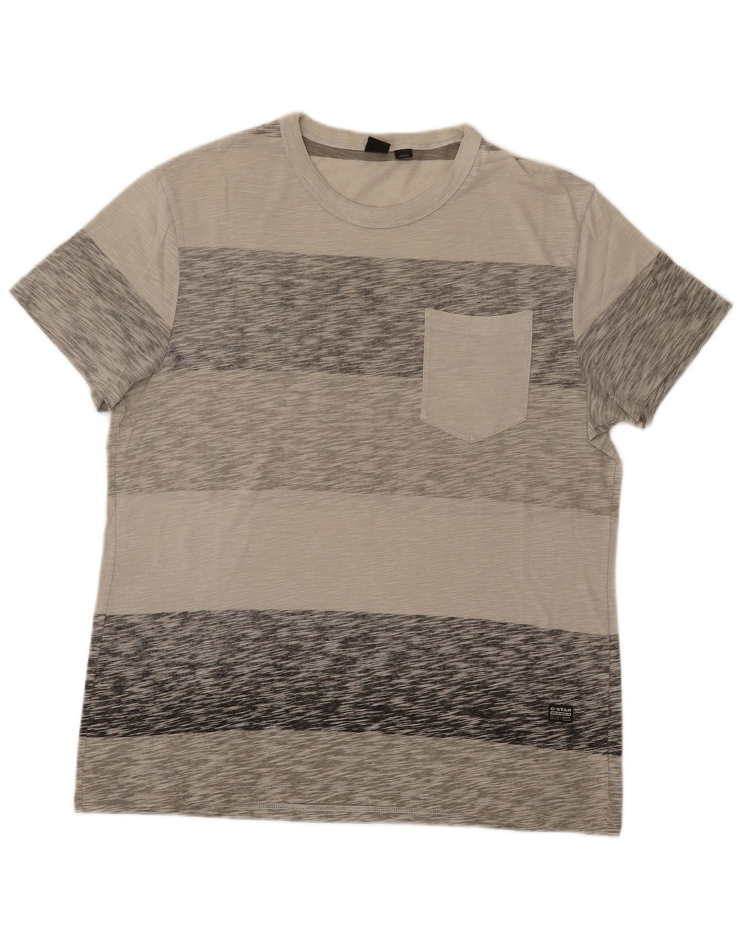 G-STAR T-Shirt Homme Top XL Gris Moucheté