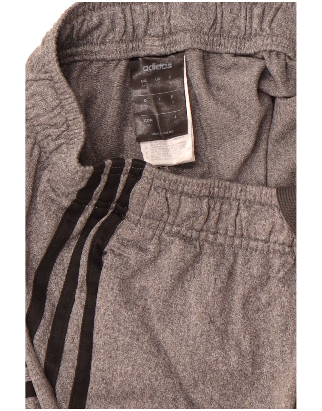 ADIDAS Pantalon de survêtement pour femme UK 12 Gris moyen Polyester