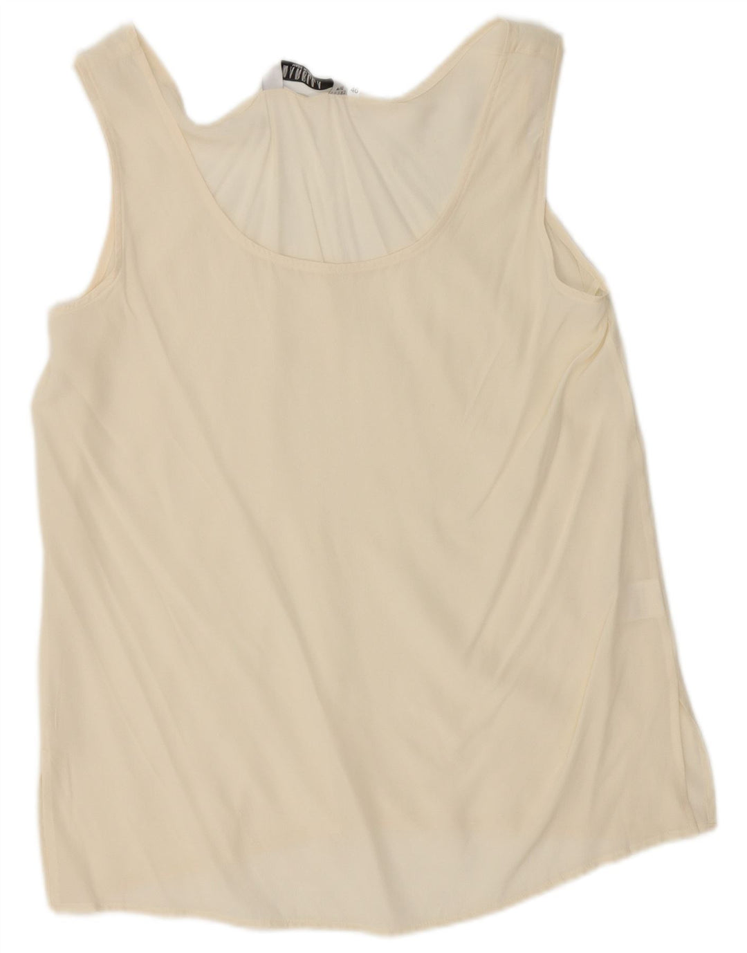 Marella Débardeur Femme IT 46 Large Blanc Cassé Soie