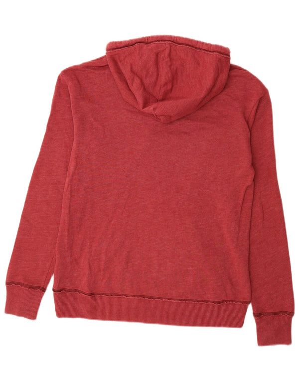 Hollister Pull à capuche graphique pour femme UK 10 Petit coton rouge