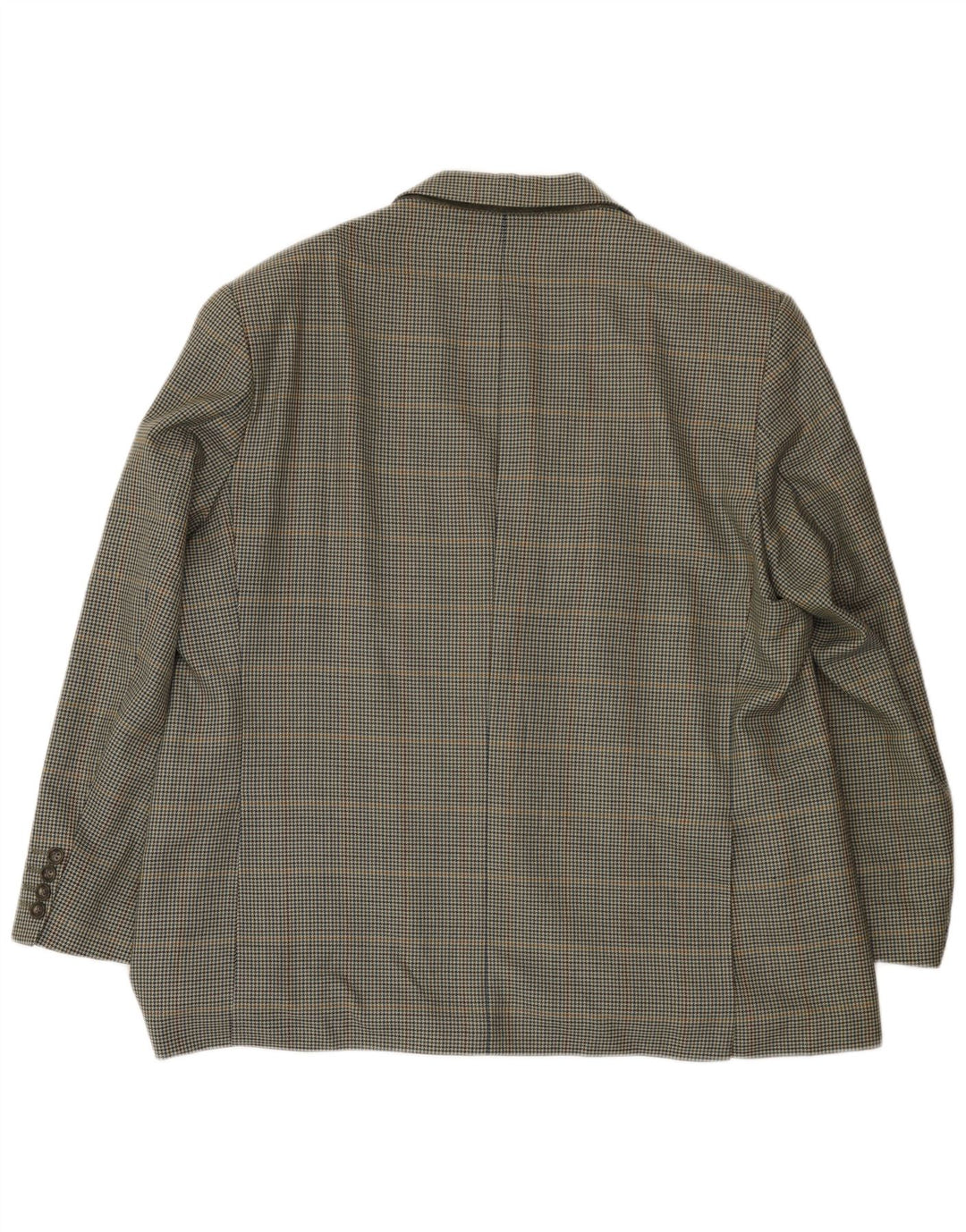 Marks & Spencer Veste blazer à 2 boutons pour homme UK 46 XL pied-de-poule vert