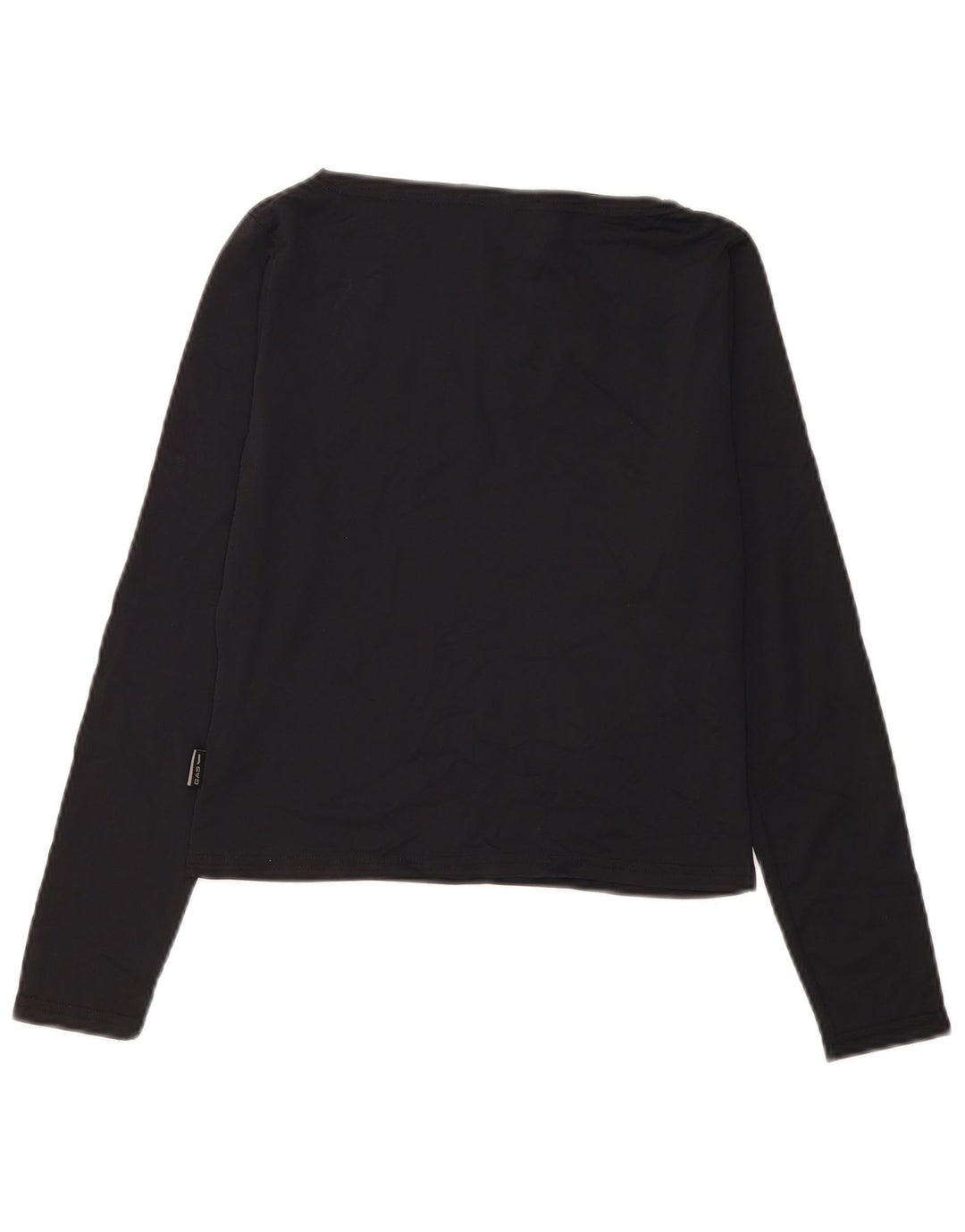 Gas Femmes Crop Top Manches Longues UK 10 Petit Noir Polyamide