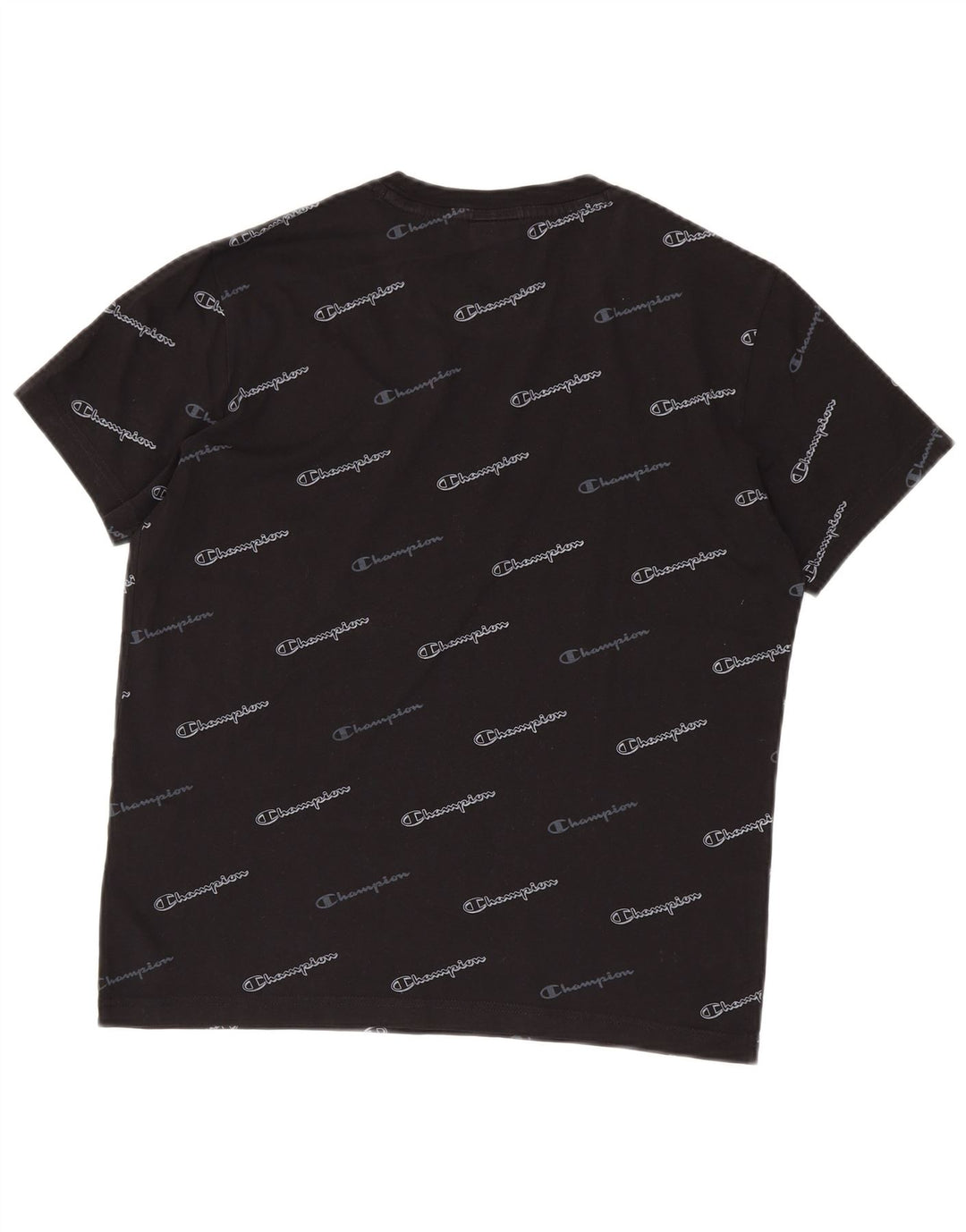 Champion T-Shirt Graphique Homme Petit Noir Coton