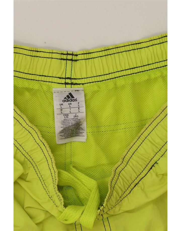 Adidas Short de bain homme grand vert polyester
