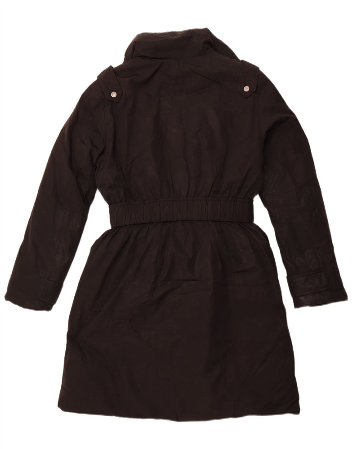 MASSIMO DUTTI Manteau rembourré pour femme UK 18 XL Noir Polyester Hiver