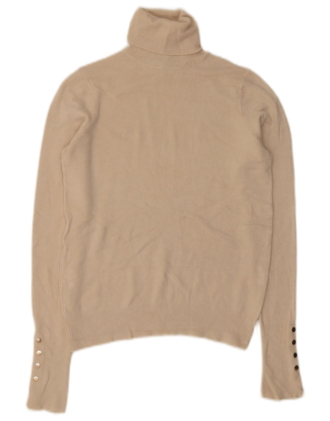 Zara Pull col roulé pour femme UK 10 Petit Beige