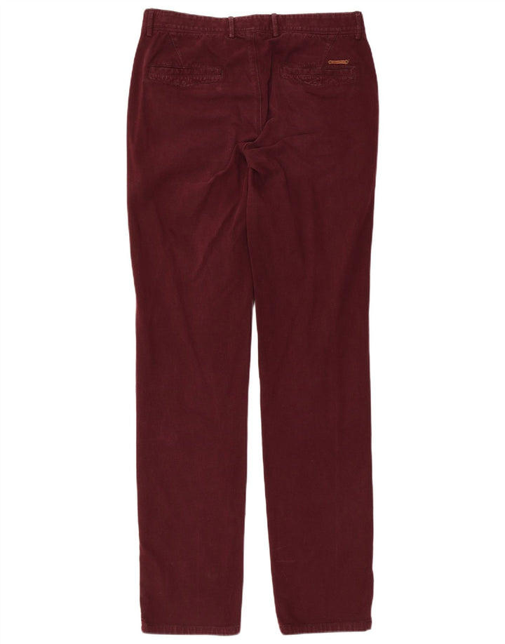 MASSIMO DUTTI Pantalon Chino Slim Homme EU 40 Medium W31 L33 Bordeaux