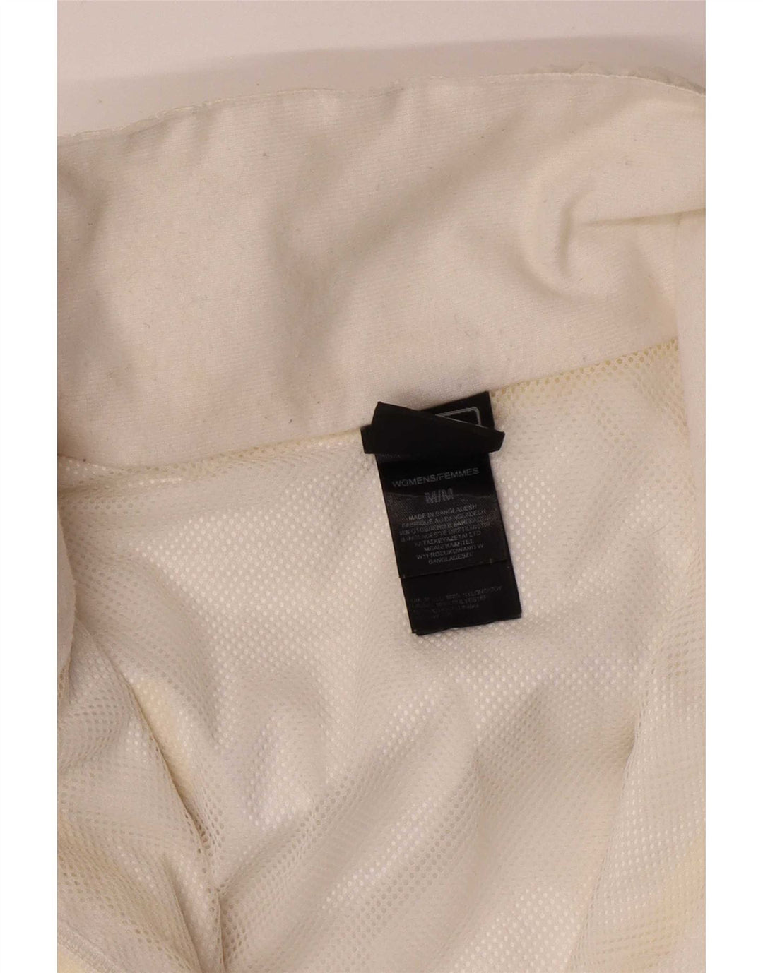 The North Face Veste de pluie à capuche pour femme UK 14 Medium White Nylon