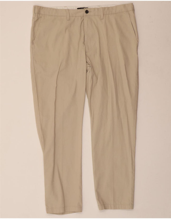 Marks & Spencer Pantalon Chino Fuselé Homme W40 L29 Coton Beige
