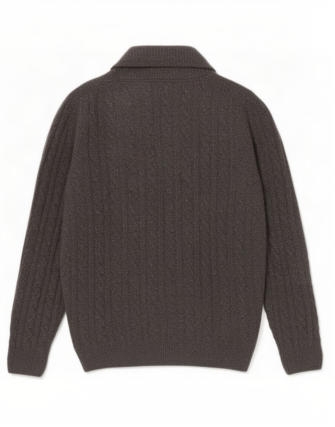 Massimo Dutti Cardigan Homme Pull Large Gris Laine