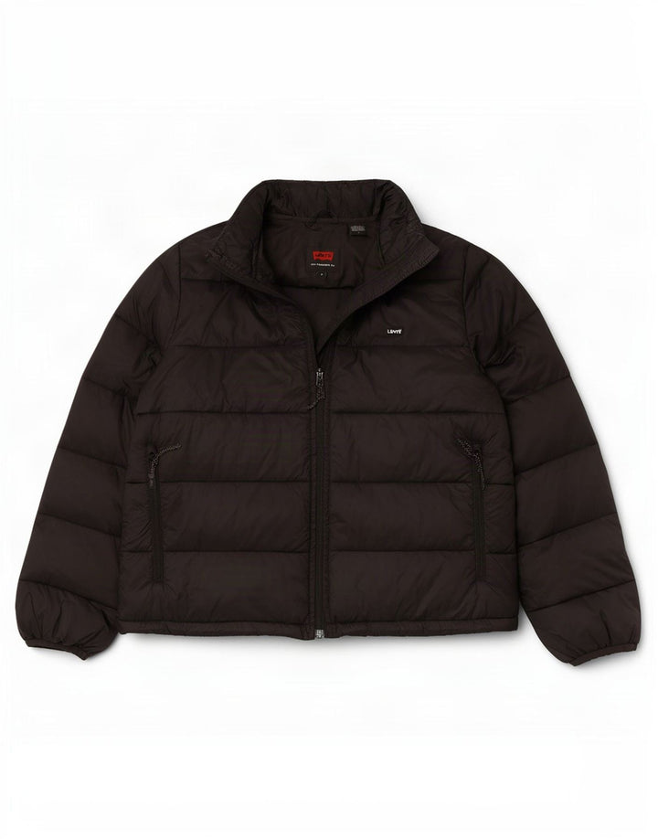 Levi's Veste Rembourrée Femme UK 44 Medium Noir Polyester