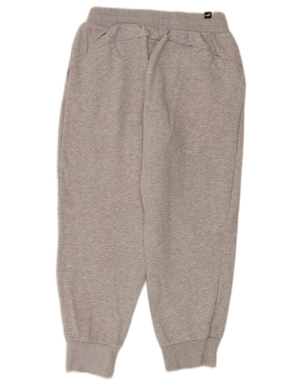 Puma Pantalon de survêtement pour femme Joggers UK 10 Small Gris moucheté