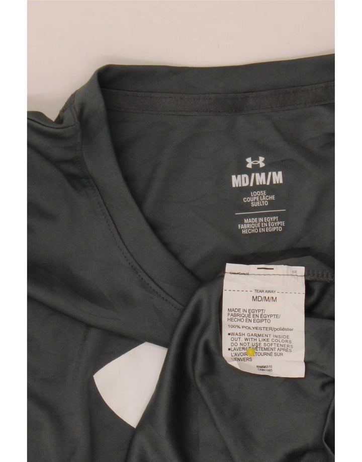Under Armour T-Shirt Graphique Homme Gris Moyen Polyester