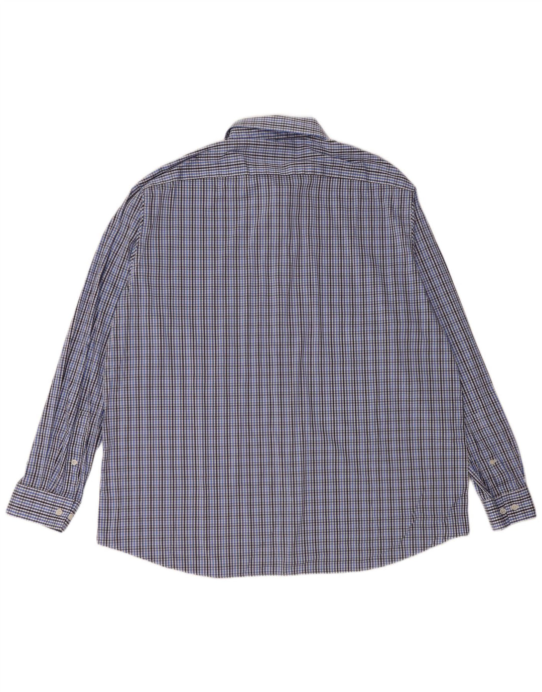 MICHAEL KORS Chemise Slim Fit Homme Taille 18 1/2 2XL Coton à Carreaux Bleu