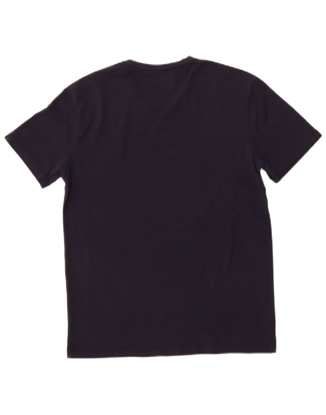 Zara Hommes Super Slim Fit T-Shirt Haut Large Bleu Marine