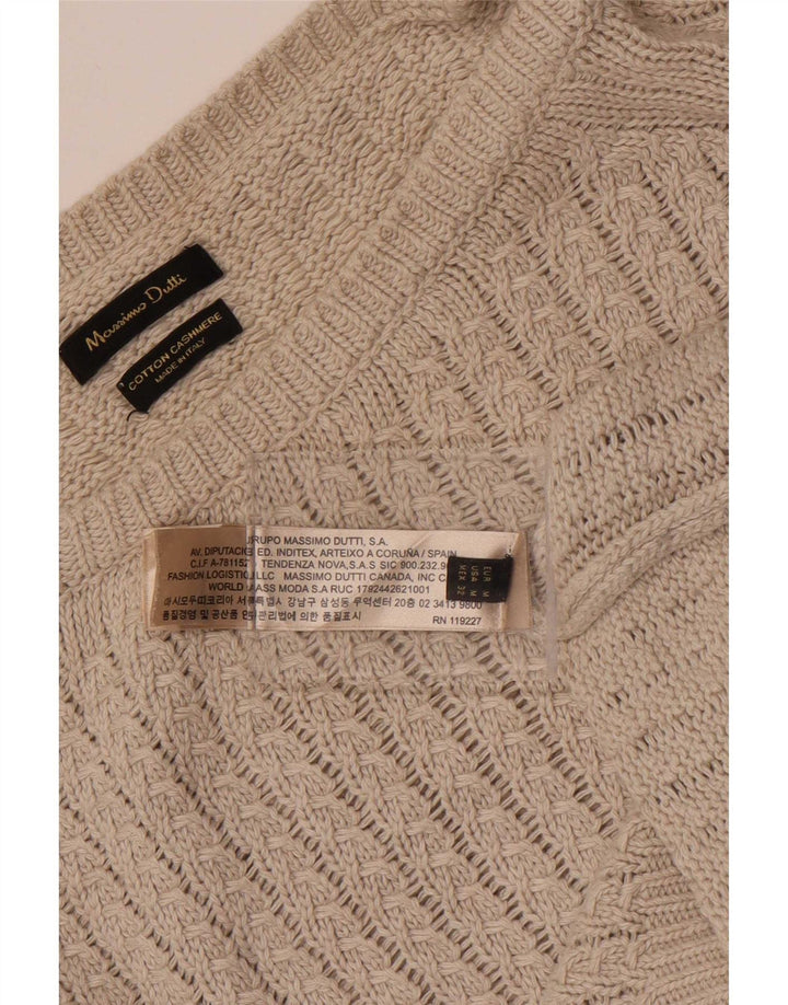 Massimo Dutti Pull col bateau pour femme UK 14 Gris moyen Coton